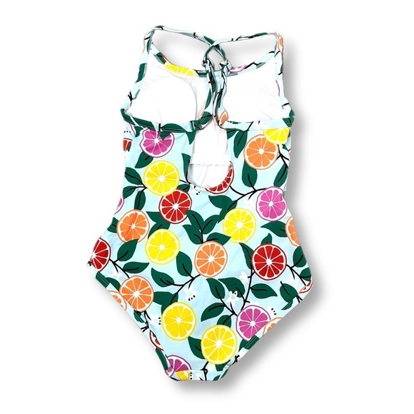 Hanna Andersson Women’s Citrus Print One Piece Swimsuit - Picture 2 of 2